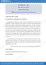 Đề số 8 - Đề kiểm tra học kì 1 - Ngữ văn 12